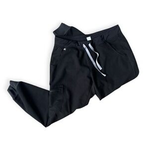 FIGS Zamora Jogger Scrub Pants Black Technical Collection M/P